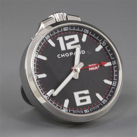 A Chopard Mille Miglia GTXL desk timepiece, 4in.